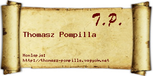 Thomasz Pompilla névjegykártya